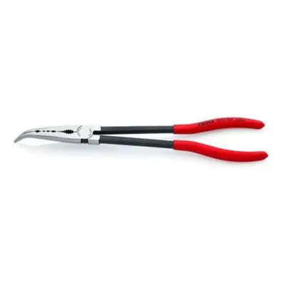 Kleště dlouhé montážní zahnuté KNIPEX 28 81 280, 280 mm - leštěná hlava, černěné 28 81 280