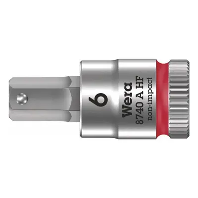 Wera 003337 Zástrčná bitová hlavice Zyklop 1/4" 6hran 6 mm typ 8740 A HF s přidržovací funkcí 05