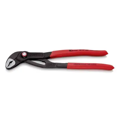 Kleště instalatérské KNIPEX Cobra QuickSet 87 21 250, 250 mm - leštěná hlava, protiskluzová ruko