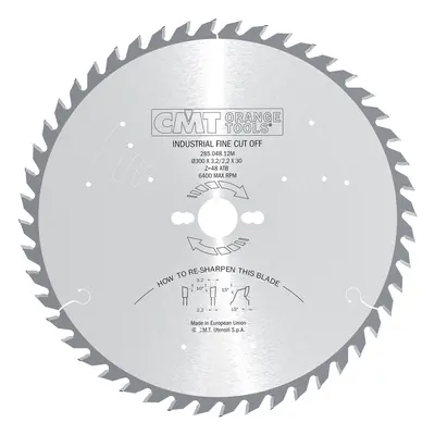 CMT Industrial Pilový kotouč pro podélné a příčné řezy - D305x2,8 d30 Z54 HW -5°Neg C29405422M