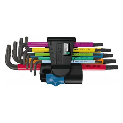 Wera 024179 Zástrčné klíče Torx 967/9 TX Multicolour HF 1 s přidržovací funkcí (Sada 9 dílů) 05