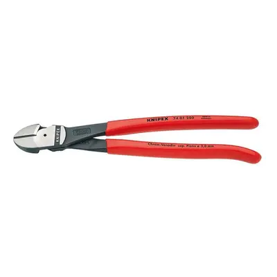 Silové boční štípací kleště 250 mm KNIPEX 74 01 250 - leštěná hlava, plastové návleky 74 01 250