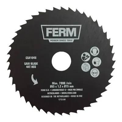 Ferm CSA1048 - Pilový kotouč 44z (HSS) pro CSM1043 CSA1048