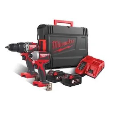 Milwaukee Bezuhlíkový set aku nářadí M18 BLPP2A2-502X 4933464522