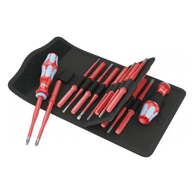 Wera 059041 Šroubovací rukojeť Kraftform Kompakt VDE Stainless 17 extra slim 1, včetně čepelí (S