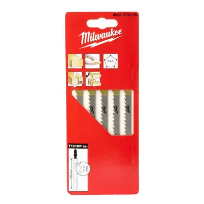 Speciální pilové plátky 105 x 4 mm Milwaukee T 101 DP pro přesné a rovné řezy do přímočaré pily 