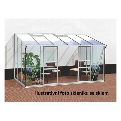 Vitavia Garden Skleník VITAVIA IDA 7800 PC 6 mm stříbrný LG302