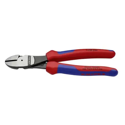 Silové boční štípací kleště 200 mm KNIPEX 74 02 200 - leštěná hlava, vícesložkové návleky 74 02 