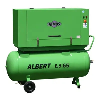 Šroubový kompresor Atmos Albert E.65 KOMFORT + vzdušník E.65KV