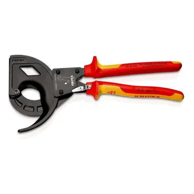 Kabelové nůžky 320 mm Knipex 95 36 320 - ráčnové s rohatkou. VDE 95 36 320