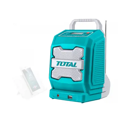 TOTAL Rádio AKU, 20V Li-ion, 2000mAh, industrial TJRLI2001