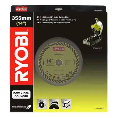 RYOBI COSB 355 A1 - 1 x 355 mm kotouč do rozbrušky 5132002684