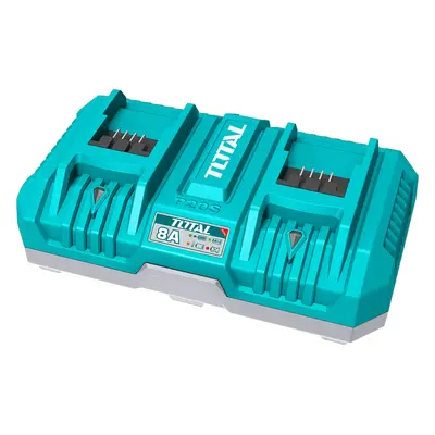 Nabíječka pro 2 baterie, TOTAL, 20V Li-ion, industrial TFCLI2082