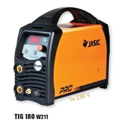 Jasic TIG 180P W211 + Hořák SR17 4m, Zemnící kabel 4m SVA01-W211