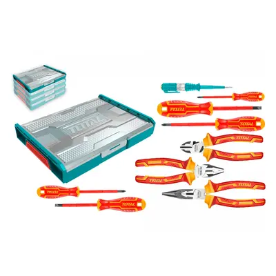 TOTAL Elektrikářské nářadí, sada 9ks, industrial THKTV02H091