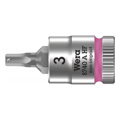 Wera 003332 Zástrčná bitová hlavice Zyklop 1/4" 6hran 3 mm typ 8740 A HF s přidržovací funkcí 05