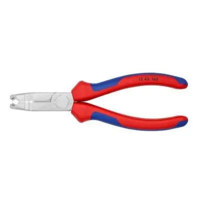 Kleště odizolovací KNIPEX 13 45 165, 165 mm - pochromované kleště, vícesložkové návleky 13 45 16