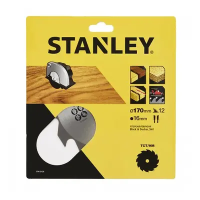 Pilový kotouč TCT/HM pro podélné řezy 170 x 16 mm, 12 zubů Stanley STA13120 STA13120