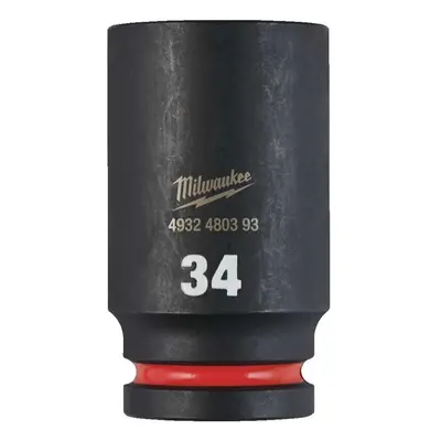 Průmyslová hlavice Milwaukee Shockwave™ Impact Duty 3/4" HEX 34 mm, dlouhá 4932480393