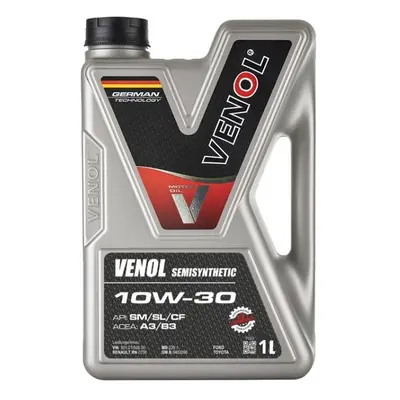 Venol POLOSYNTETICKÝ MOTOROVÝ OLEJ 10W-30 V10W30SS1