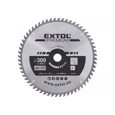 EXTOL PREMIUM Kotouč pilový s SK plátky 300x2,2x30mm, 60T 8803247