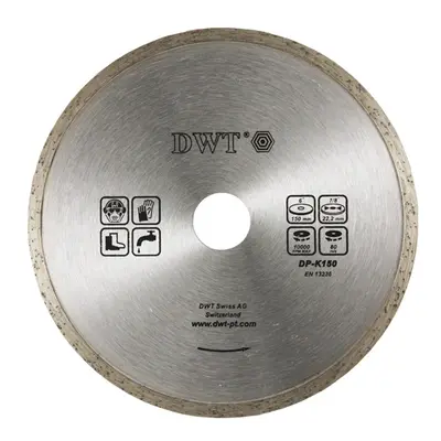 DWT Diamantový plný kotouč 150 mm (dlaždice, keramika) DS-150 F