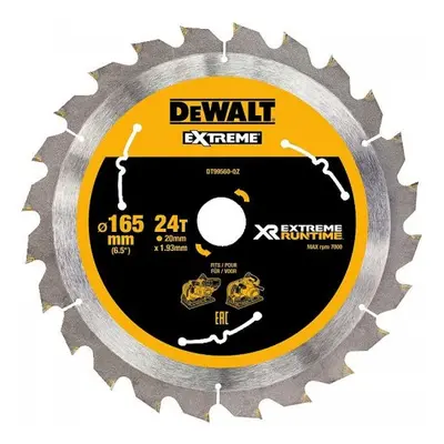 Pilový kotouč 165x20mm, 24 zubů DeWALT FLEXVOLT DT99560 DT99560