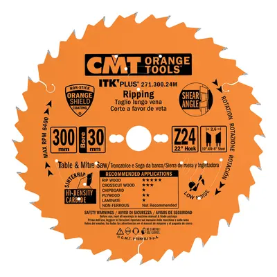 CMT Orange Tools CMT ITK Ultra tenký kotouč univerzální - D300x2,6 d30 Z48 HW C27130048M