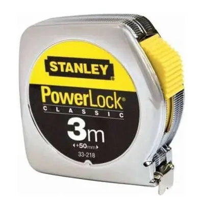 Svinovací metr Powerlock 3mx12,7mm s plastovým ABS pouzdrem Stanley 0-33-238