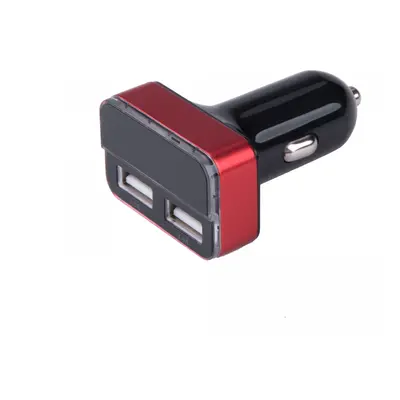 EXTOL ENERGY Nabíječka USB do auta, 12/24V, 2xUSB, měřič, 3,4A, 17W 42084