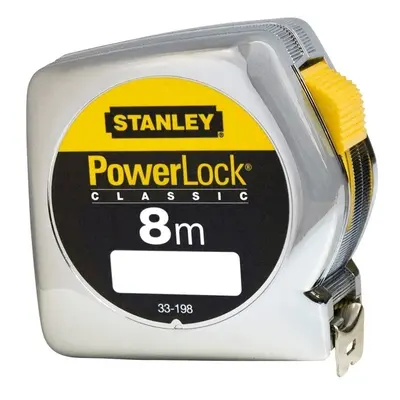 Svinovací metr Powerlock 8m x 25mm s plastovým ABS pouzdrem Stanley 0-33-198