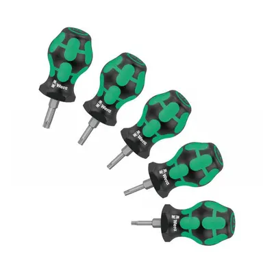 Wera 008876 Držáky bitů a šroubováků TORX Stubby Set TX 1 Sada 5 dílů 05008876001