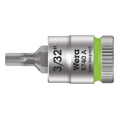 Wera 003381 Zástrčná bitová hlavice Zyklop 1/4" 6hran 3/32" typ 8740 A - palcová 05003381001