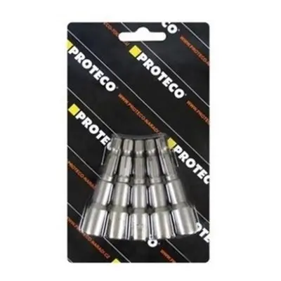 Proteco hlavice nástrčná 6 mm sada 5 ks s magnetem stopka 1/4" 42.09-NH06-SADA