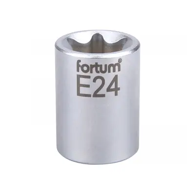 Fortum Hlavice nástrčná vnitřní TORX, 1/2", E 24, L 38mm, 61CrV5 4700705