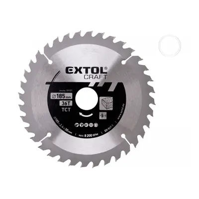 EXTOL CRAFT Kotouč pilový s SK plátky, 185x1,4x30mm, 36T 19107