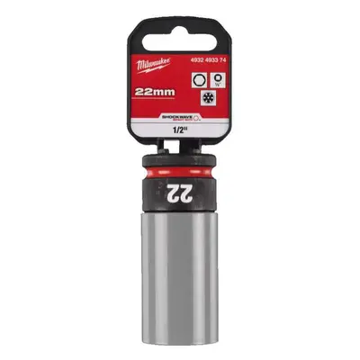 Průmyslová nástrčná hlavice Shockwave 1/2" 22 mm Milwaukee 4932493374 4932493374