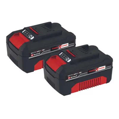 Baterie Power X-Change 18V (2x4,0 Ah) Twinpack Aku Einhell 4511489