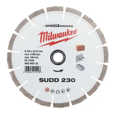 Diamantový rozbrušovací kotouč Milwaukee SUDD 230 mm - tichý 4932492152