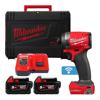 Aku rázový 1/4" utahovák M18 FUEL™ ONE-KEY™ Milwaukee M18 ONEID3-502X (226 Nm, 5,0 Ah) 493349280