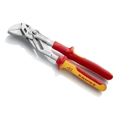 Klešťový klíč 250 mm, Knipex 86 06 250 - pochromováno, VDE vícesložkové návleky 86 06 250