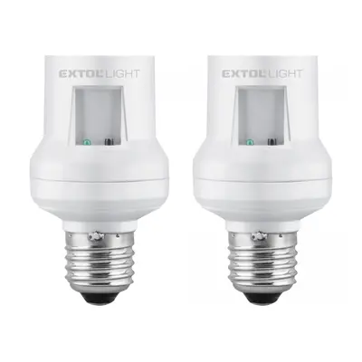 EXTOL LIGHT Objímka na žárovku dálkově ovládaná, rozšiřující sada, max. 60W žárovka, E27, dosah 