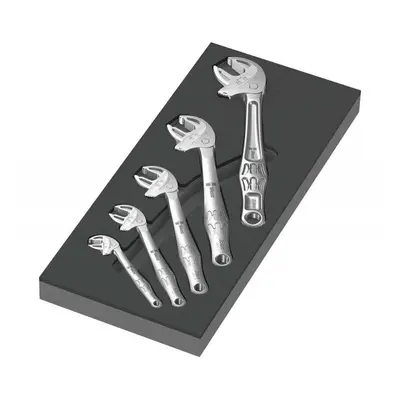 Wera 150122 Samonastavitelné klíče Joker 6004 7 ÷ 24 mm typ 9732 v pěnové vložce, Set 1 (Sada 5 