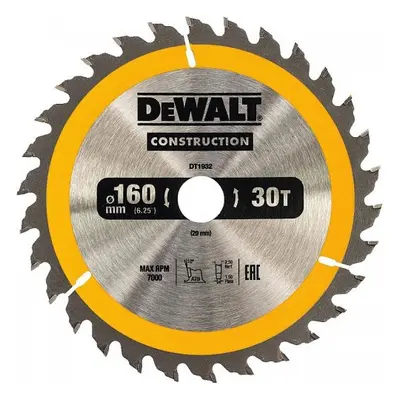 Pilový kotouč 160x20mm, 30 zubů pro aku pily DeWALT DT1932 DT1932