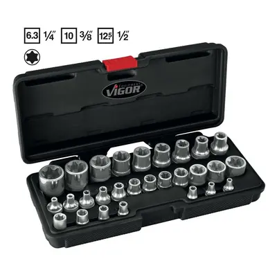 Sada nástrčných hlavic TORX VIGOR V2687 9100000002687