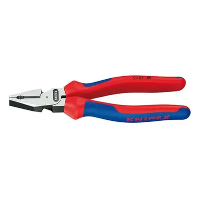 Silové kombinované kleště 180 mm. KNIPEX 02 02 180 - leštěná hlava, vícesložkové návleky 02 02 1