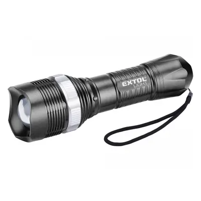 EXTOL LIGHT Svítilna 40lm, ZOOM, 1W LED, 3x AA 43116