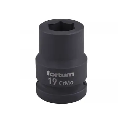 Fortum Hlavice nástrčná rázová, 19mm, L 52mm 4703019