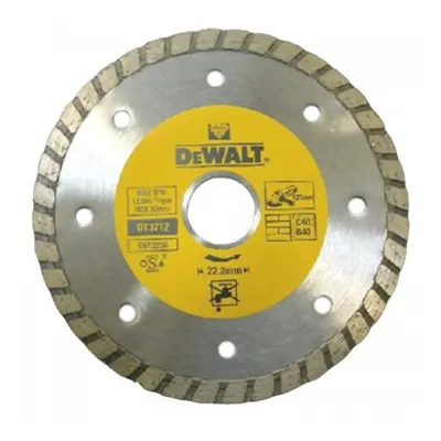 Dia kotouč Turbo profi ze slinutých karbidů na suché řezání 125x22,2mm DeWALT DT3712 DT3712