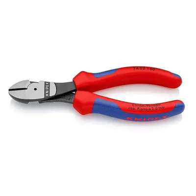 Silové boční štípací kleště 160 mm KNIPEX 74 02 160 - leštěná hlava, vícesložkové návleky 74 02 